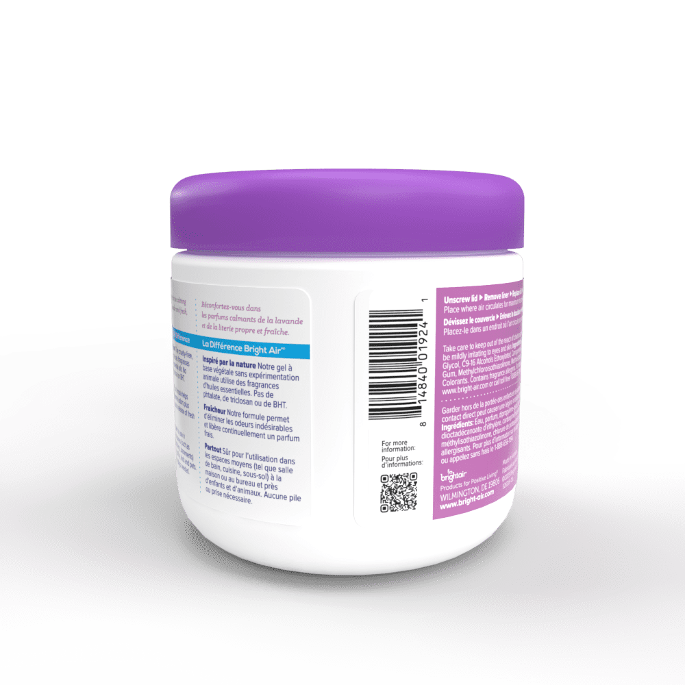 Bright Air Super Odor Eliminator Air Freshener, Lavender & Fresh Linen, 14oz