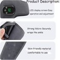 thumbnail image 3 of Foot Massager, Wireless Portable Heel, Arch & Ankle Wrap, 3 Vibration Modes with 5 Heat Levels, 2-Pack, 3 of 7
