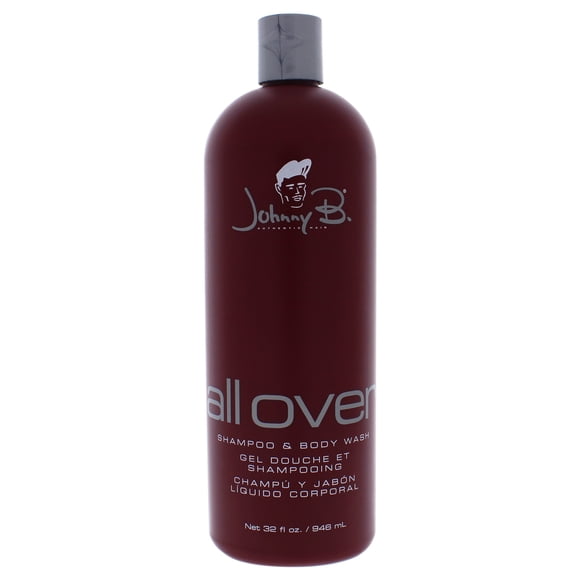 All Over Shampoo and Body Wash by Johnny B for Men - 32 oz Shampoo and Body Wash