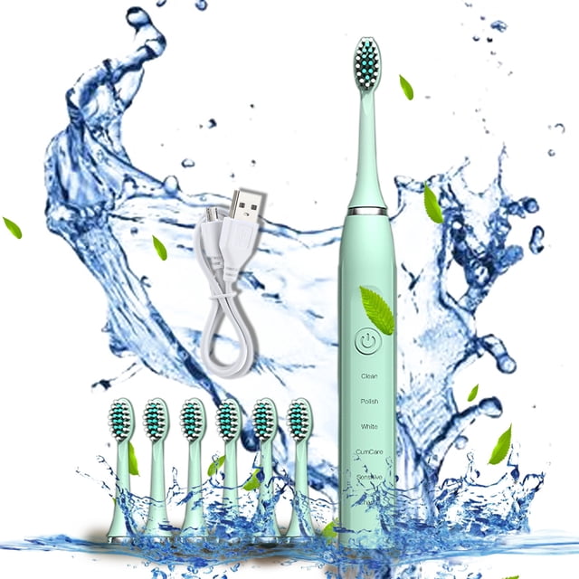 Aodebiao Sonic Electric Toothbrush for Adults and Kids- High Power Rechargeable Toothbrushes with 8 Brush Heads,5 Adjustable Modes, Smart 20-speed Timer Toothbrush IPX7