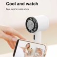 thumbnail image 3 of Baohd Cooling Fan Personal Rechargeable Adjustable Portable Handheld Ice Compress Plastic Electronic Multifunctional Air Cooler Green, 3 of 6