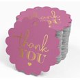 thumbnail image 4 of Inkdotpot 100 Pack Real Gold Foil Paper Tags Thank You Bridal Shower Favor Hang Tags, 4 of 6