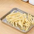 thumbnail image 3 of Baking Tray Premium Stainless Steel Large Grill Pan for Innovative Even Heat Distribution, Suitable for Hotel and Home Use, 3 of 7