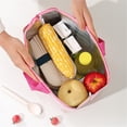 thumbnail image 3 of WHEANG Portable Lunch Bag Thickened Aluminum Film Water Thermal Leak Proof Lunch Lunch Insulation Bag, 3 of 8