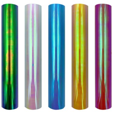 KAKOWELY permanent vinyl 5 Rolls Self-adhesive Vinyl Film Permanent Adhesive Vinyl DIY Transfer Film11.81"X9.84"X0.79"