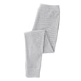thumbnail image 1 of MIASHUI Girls Leggings Pantalon Long Confortable et Extensible, Collant Doux à Imprimé Rayé, Gris Pâle, 11-12 Ans, 1 of 4