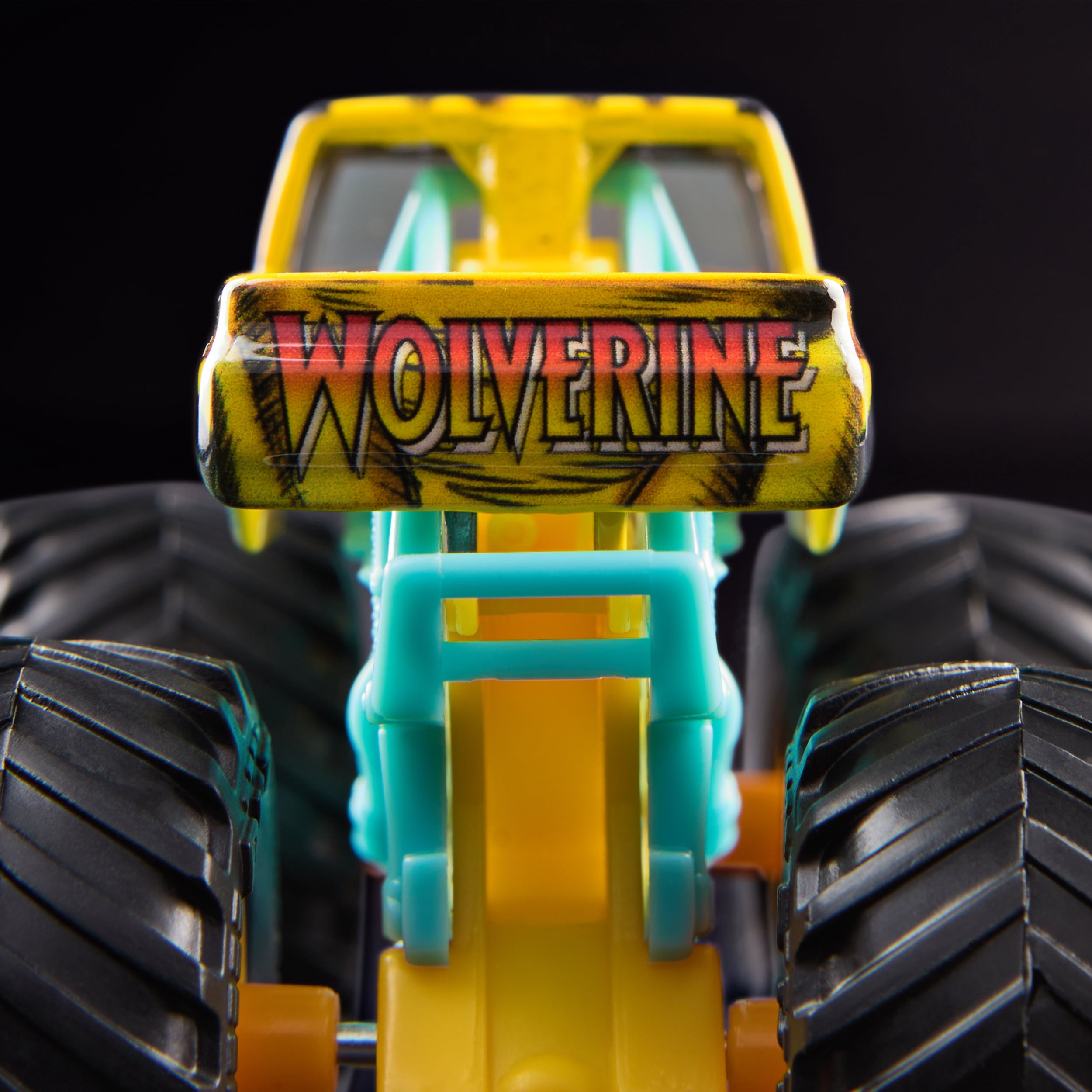 Monster Jam, Monster truck Marvel Wolverine officiel, véhicule en métal moulé, échelle 1:64, jouets de super-héros pour garçons à partir de 3 ans