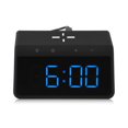 thumbnail image 2 of RCA 10W Qi Charging Alarm Clock with Multi-Colour Nightlight - Black, 2 of 9