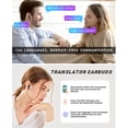 thumbnail image 4 of Translator Earbuds under $5! CQCYD Translation Earbuds 144 Languages, Two Way Real Time Translator, Bluetooth Noise Canceling Earbuds, Wireless Translator for Travel Business, 4 of 9