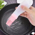thumbnail image 2 of 2Pcs Household Barbecue Silicone Oil Bottle with Brush Kitchen Baking Barbecue ToolPink, 2 of 11