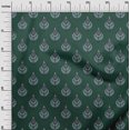 thumbnail image 2 of oneOone Cotton Poplin Fabric Leaves & Floral Block Print Fabric By Yard 56 Inch Wide, 2 of 4