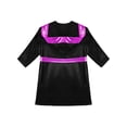 thumbnail image 4 of Yeahdor Enfants Garçons Robe de Boxe Art Martial Muay Thaï Uniforme Manches Longues Kick Boxe Robe à Capuche Ensembles Noir&Rose Vif A 6, 4 of 5