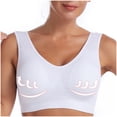 thumbnail image 4 of AherBiu 2pc Plus Size Sports Bras for Women Large Bust High Support Padded Bralettes Seamless Workout Underwear, 4 of 7
