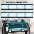 thumbnail image 3 of VEVOR Money Counter Machine, Bill Counter with UV, MG, IR and DD Counterfeit Detection, USD & EUR Cash Counting Machine with Add and Batch Modes, Large LCD & External Display, 3 of 9