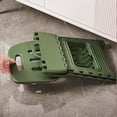 thumbnail image 4 of Folding Step Stool, Lightweight PP Plastic Foldable Step Stool with Backrest, Holds Up to 300 Lbs, Opens Easy with One Flip, Collapsible Stool for Kitchen, Bathroom & Living Room, 4 of 7