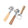 thumbnail image 3 of 51Mm Coffee Bottomless Portafilter With Filter Basket & Wooden Handle Replacement For Delonghi Ec680 Ec685 Coffee Machine Tool Reusable Alloy Filters Coffee Extraction Accessories, 3 of 6