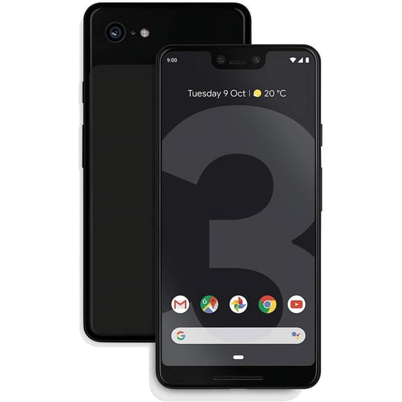 Refurbished Google Pixel 3 XL with 64GB Memory Cell Phone, Just Black