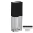 thumbnail image 2 of Empty Lip Gloss Bottle, Clear Plastic Lip Gloss Tube Anti Infiltration Reusable  For DIY Lip Gloss, 2 of 8