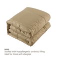 thumbnail image 5 of JML Ensemble de Literie 8 Pcs Matelassé Diamant avec Draps, Simple, Taupe, 5 of 5