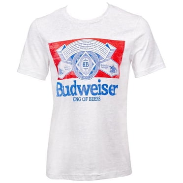 Budweiser 798656-L Budweiser Vintage Logo T-Shirt - Large