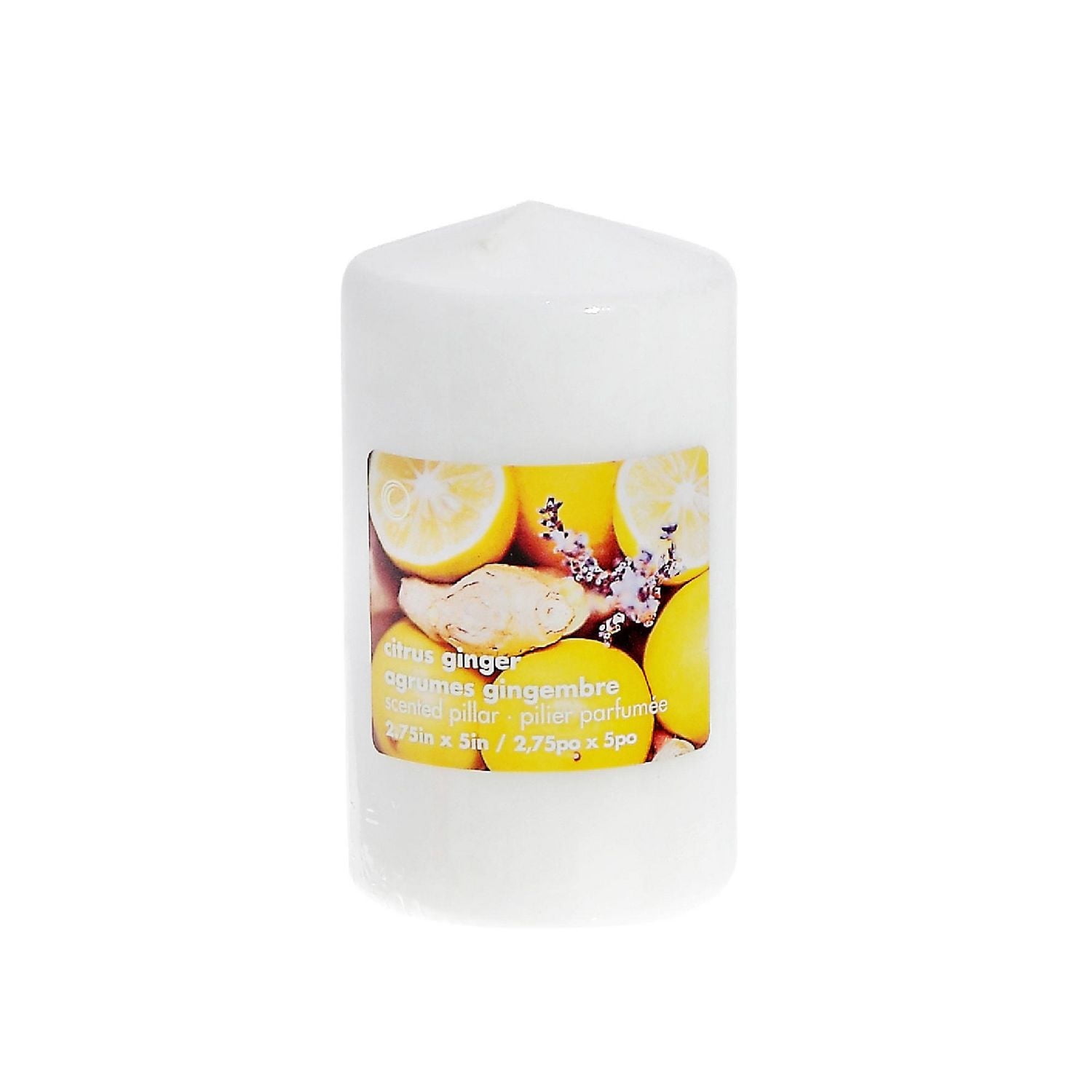 2.75" X 5" Pilier Parfumé (Ginger Citrus) - Set of 2