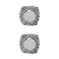 thumbnail image 1 of kurtrusly Chair Cover Slipcover Stretch Seat Computer Protection Set Anti-Dirty Thicken Solid Home Wedding Universal Decoration Silver Gray/Seat Mat 2Set, 1 of 6