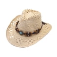 thumbnail image 1 of Cowboy Hat For Women And Men With Decorative Hollow Western Cowboy Hat, 1 of 2