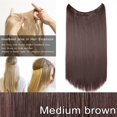 thumbnail image 2 of Fil Invisible dans les Extensions de Cheveux Cheveux Synthétiques Cheveux, 2 of 5