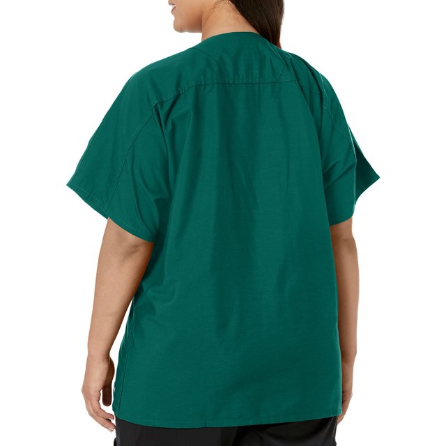 Landau Essentials Haut de Sarrau à Encolure en V : 1 Poche, Réversible, Unisexe, Coupe Classique Décontractée Sarraus Médicaux 7502