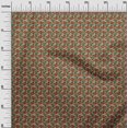 thumbnail image 3 of oneOone Tissu en Coton Flex Rouge Floral Matériel de Couture Imprimé Tissu au Mètre 40 Pouces de Large, 3 of 5