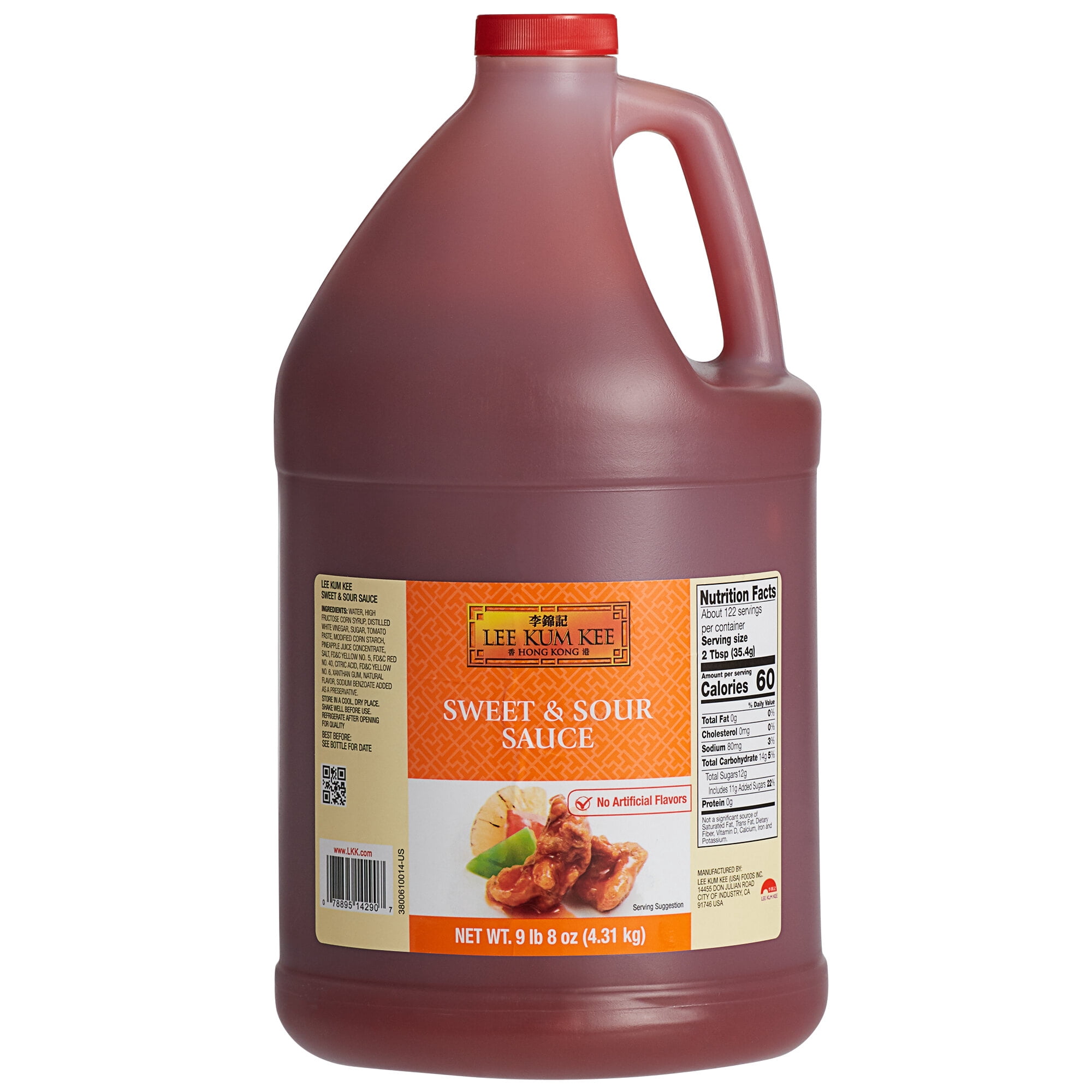Lee Kum Kee 1 Gallon Sweet and Sour Sauce - 4/Case