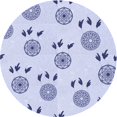 thumbnail image 1 of Ahgly Company Tapis d'Intérieur Lavable en Machine Carré Lavande Bleu, 3 Pieds Carré, 1 of 7
