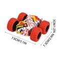thumbnail image 2 of RKSTN Remote Control Car Double Side Stunt Graffiti Car Off Road Model Car Vehicle Kids Toy Gift Toddler Toys, 2 of 2