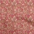 thumbnail image 1 of oneOone Polyester Spandex Red Fabric Floral Sewing Craft Projects Fabric Prints By Yard 56 Inch Wide, 1 of 4