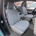 thumbnail image 3 of For Toyota Sienna 2011-2020 FH Group Neoprene Waterproof Custom Fit Car Seat Covers - Front Set Solid Gray, 3 of 9