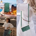 thumbnail image 5 of Google Pixel 8 5G Case ,Zipper Handbag Wallet Leather Cover with Crossbody Detachable Lanyard Strap, 5 of 5