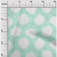 thumbnail image 2 of oneOone Velvet Aquamarine Fabric Asian Ikat Sewing Craft Projects Fabric Prints By Yard 58 Inch Wide, 2 of 4