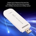 thumbnail image 3 of 4G LTE USB WiFi Dongle, Mobile Hotspot Router, 150Mbps Travel Pocket WiFi Modem  Adapter with SIM Card Slot, Support 10 Users, 3 of 7