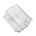 thumbnail image 2 of Small Aquarium Fish , Mini Fish  Round Corner Design Plastic Material Hex Shape  For Office Decoration White,Black,Transparent, 2 of 8