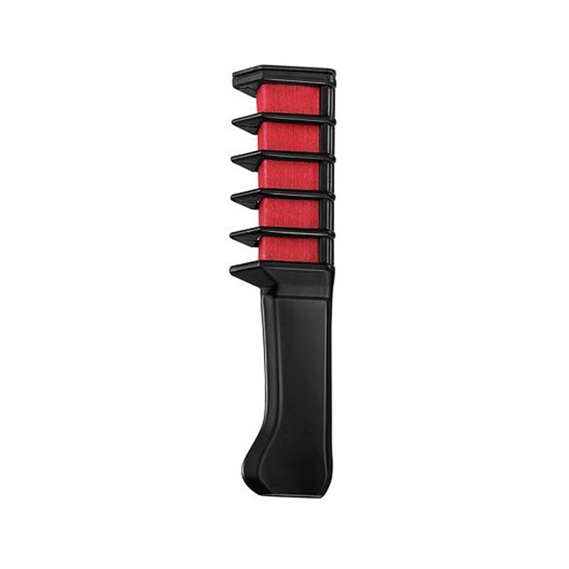 Graflsoa 5-Slot Hair Chalk Comb with Fast-Drying Formula for Temporary Hair Color - 12 Vibrant Shades, Easy Application & Washable, No Water Needed