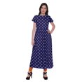 thumbnail image 1 of Moomaya Kurtis en Coton à Fente avant pour Femmes, Kurti Longue Imprimée, Robe, Haut Indien, 1 of 5