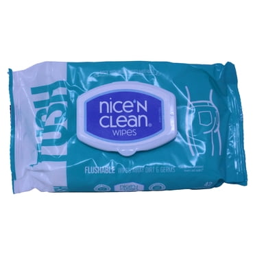 Nice N Clean Lingettes Antibactériennes pour les Mains, 8 Paquets, 42 Lingettes Chacune, Total 336 Lingettes
