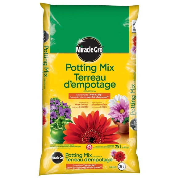 Miracle-Gro terreau d’empotage 25L