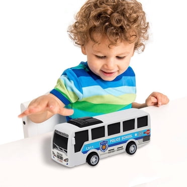 Pull Back Toy Bus, Friction Powered Mini Bus for Kids, Fun Toy Vehicle for Children, Perfect for Playtime and Car Toy Collection