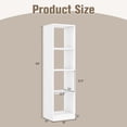 thumbnail image 4 of Costway 2PCS 56" Tall Bookcase, Freestanding Bookshelf with 4 Open Cubes, 4 of 8