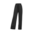 thumbnail image 5 of Diufon Straight Pants for Women Elastic High Waist Drawstring Pants Cotton Solid Color Lounge Wide Leg Pants, 5 of 5