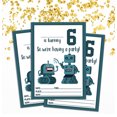 thumbnail image 2 of Darling Souvenir White Birthday Invitation Card Printable Fill or Write In Blank Invites Party Supplies Pack Of 28 5 x 7 Inches, 2 of 5