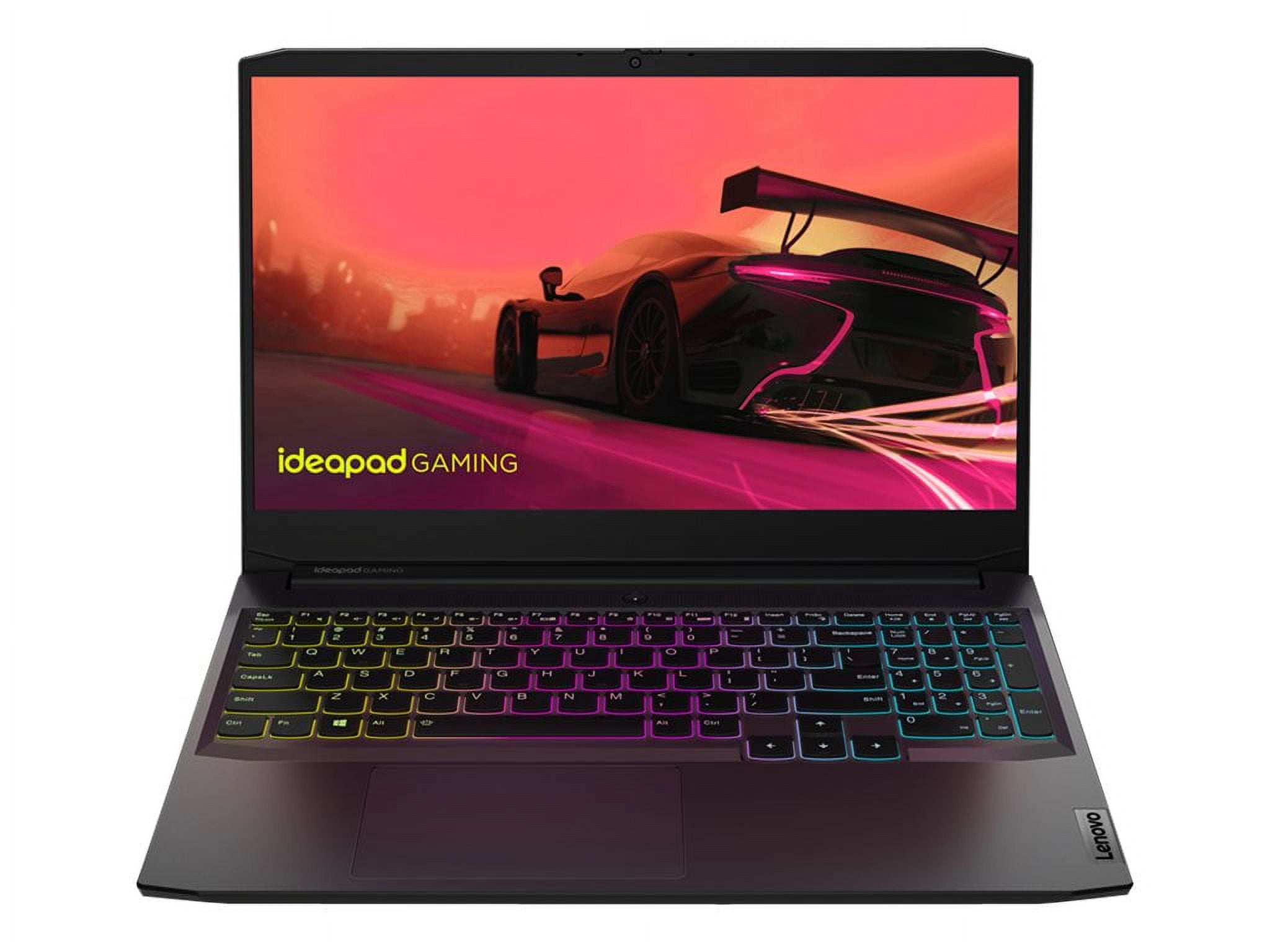 Lenovo IdeaPad Gaming 3 15ACH6 82K2 - 180-degree hinge design - AMD Ryzen 5 - 5600H / up to 4.2 GHz - Win 11 Home - GF RTX 3050 Ti - 8 GB RAM - 512 GB SSD NVMe, TLC - 15.6" IPS 1920 x 1080 (Full HD) @ 120 Hz - Gigabit Ethernet - Wi-Fi 6 - shadow black - kbd: US