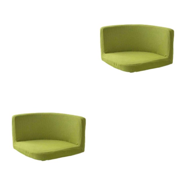 Maytalsory Soft And Durable Chair Cover Chairs With Style And Functionality Polyester Trilateral Chair Covers Multifunctional Fruit green 2Set