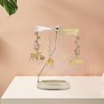 thumbnail image 3 of Xingzhi Spinning Tea Light Candle Holder Candle Lover Ornament Rotating Candlestick Elk, 3 of 9